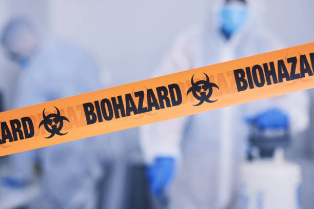Professional Blood Cleanup technician working in Lee, NH